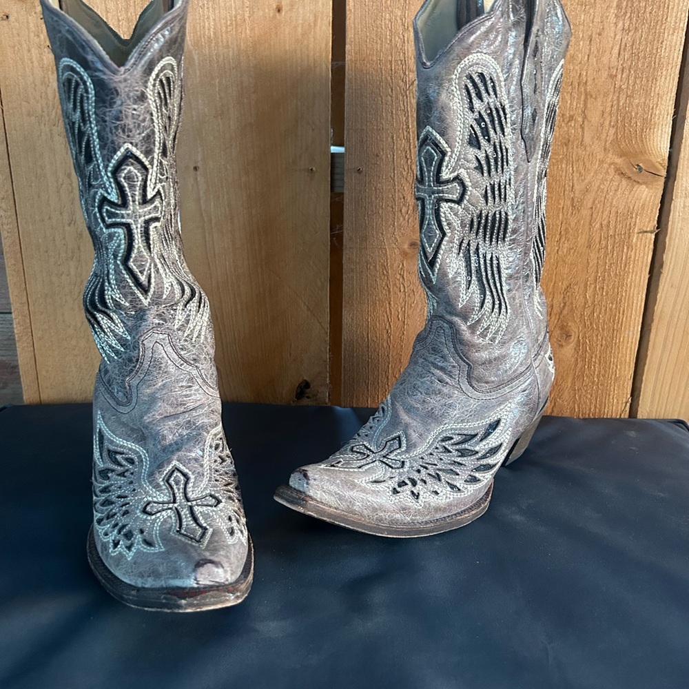 Corral  Silver Women's Heeled Boots